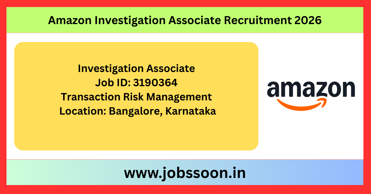Amazon India is hiring Investigation Associates in Bangalore.