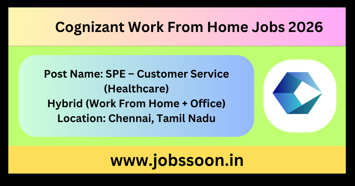 Cognizant Work From Home Jobs 2026.