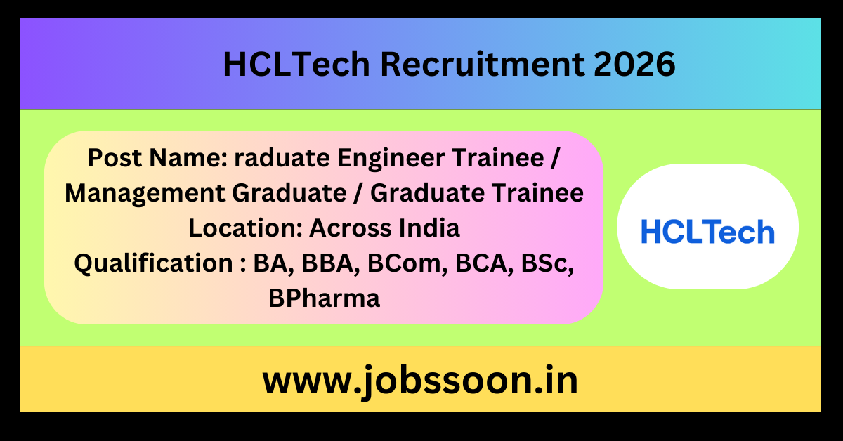 HCLTech Recruitment 2026