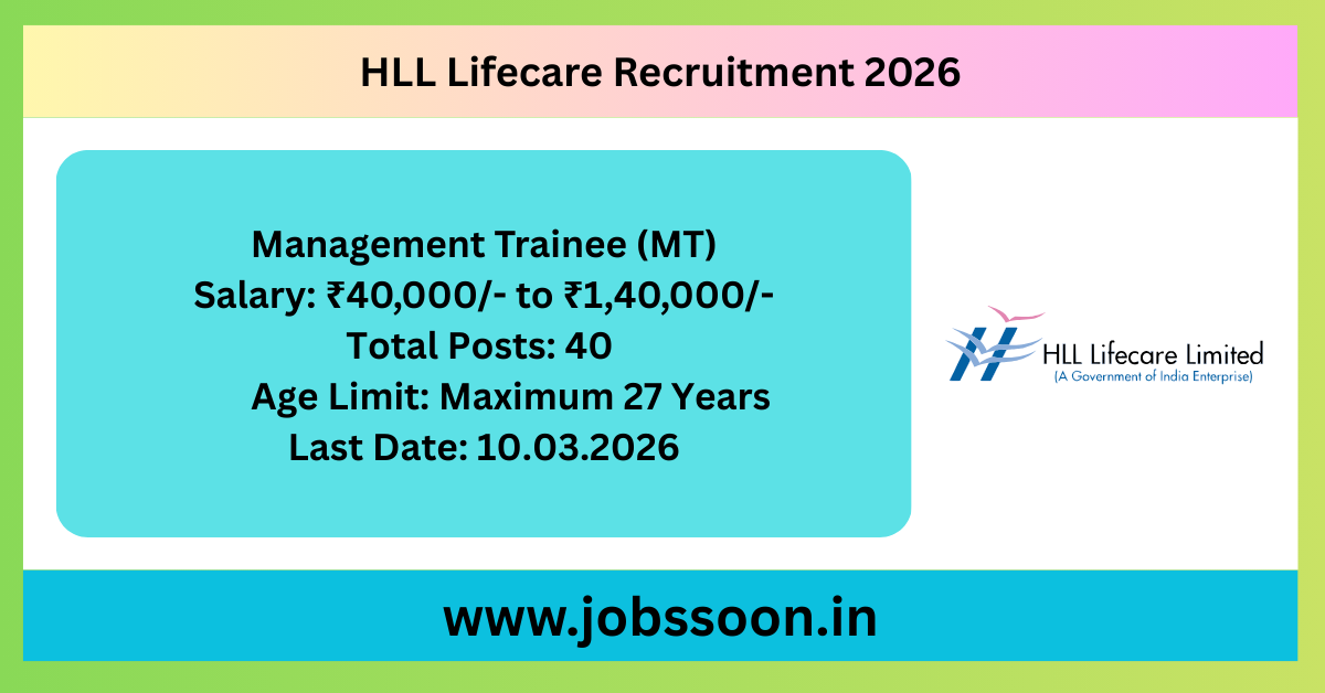 HLL Lifecare Limited Recruitment 2026