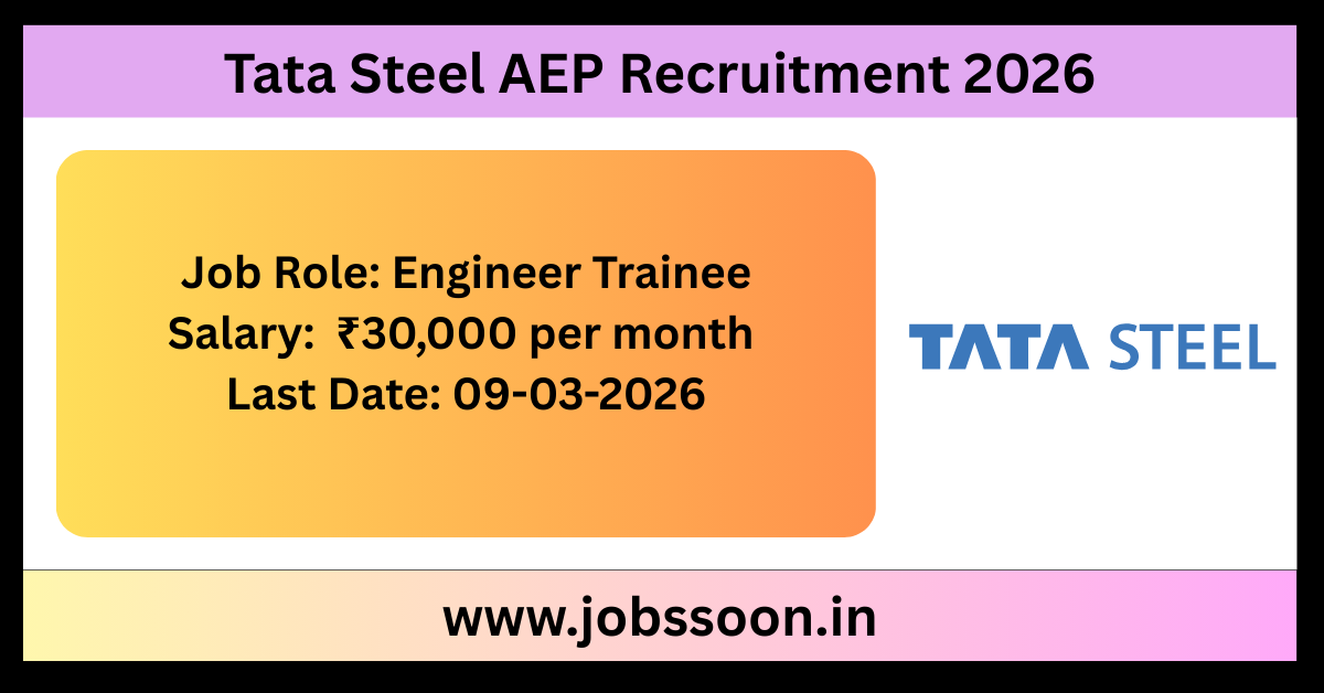 Tata Steel AEP Recruitment 2026
