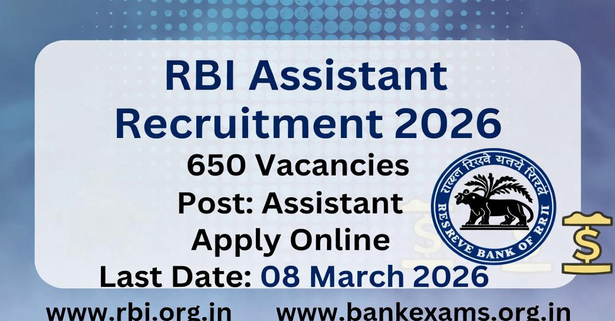 RBI Assistant Recruitment 2026
