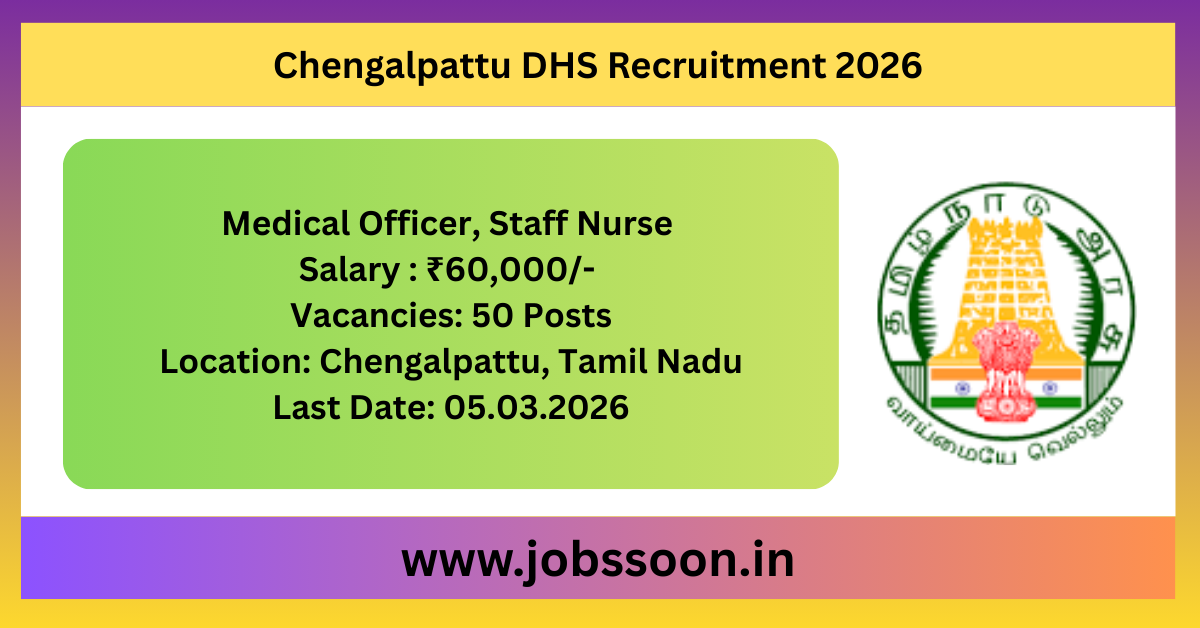 Chengalpattu DHS Recruitment 2026