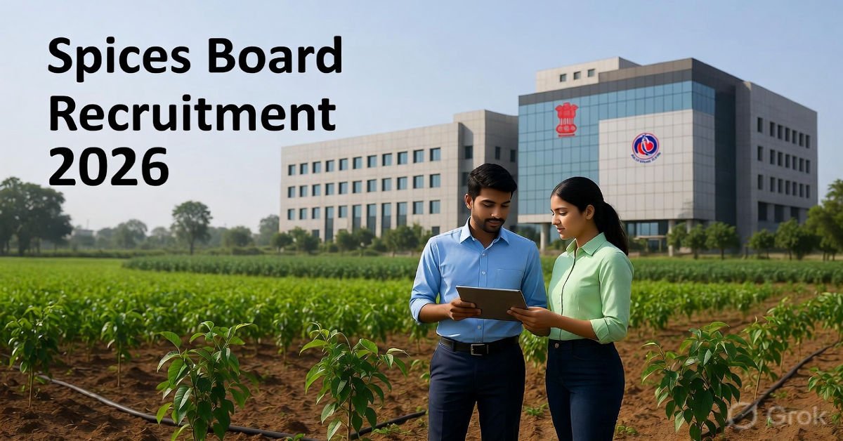 Spices Board Recruitment 2026