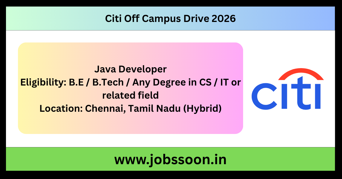 Citi Off Campus Drive 2026