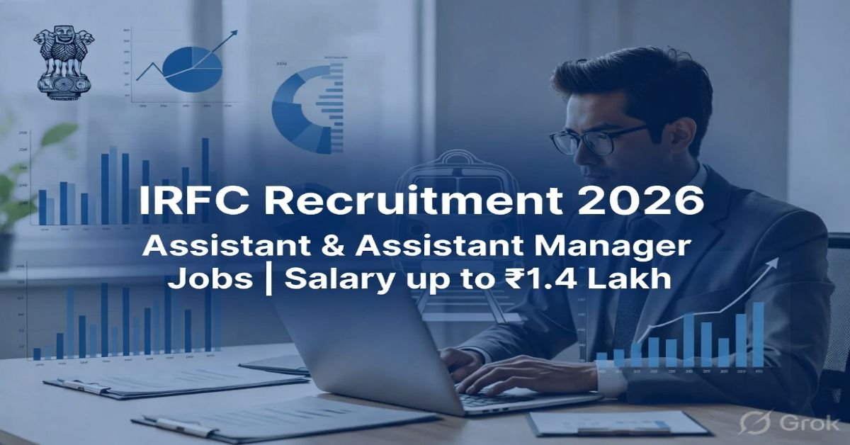 IRFC Recruitment 2026 for 23 Assistant & Manager posts.