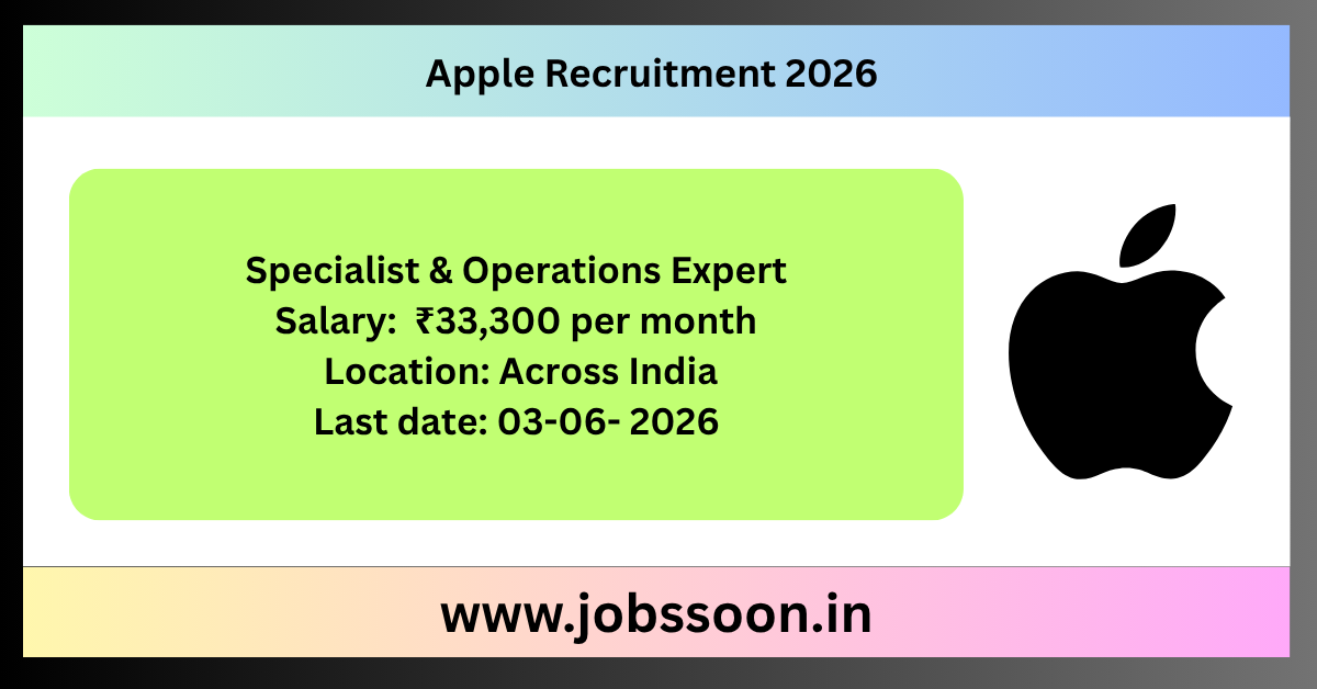 Apple Recruitment 2026.