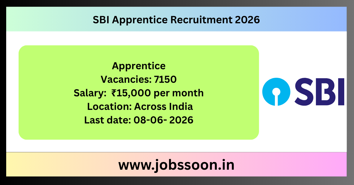 SBI Apprentice Recruitment 2026