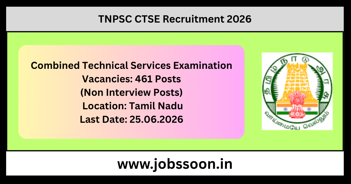 TNPSC CTSE Recruitment 2026
