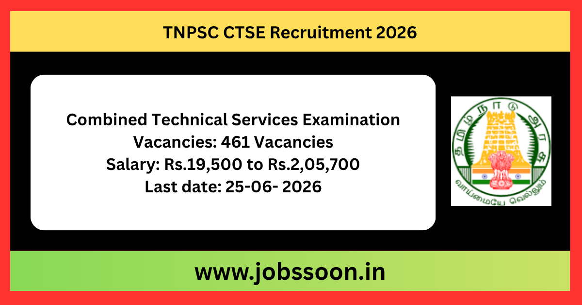 TNPSC CTSE Recruitment 2026