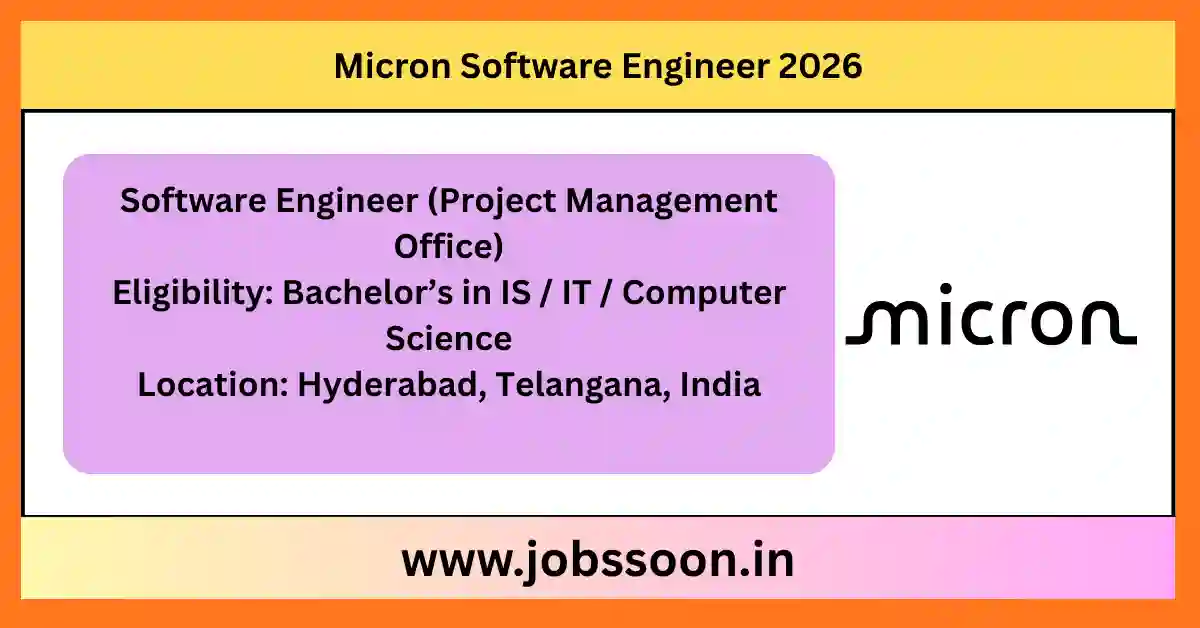 Micron Software Engineer Recruitment 2026