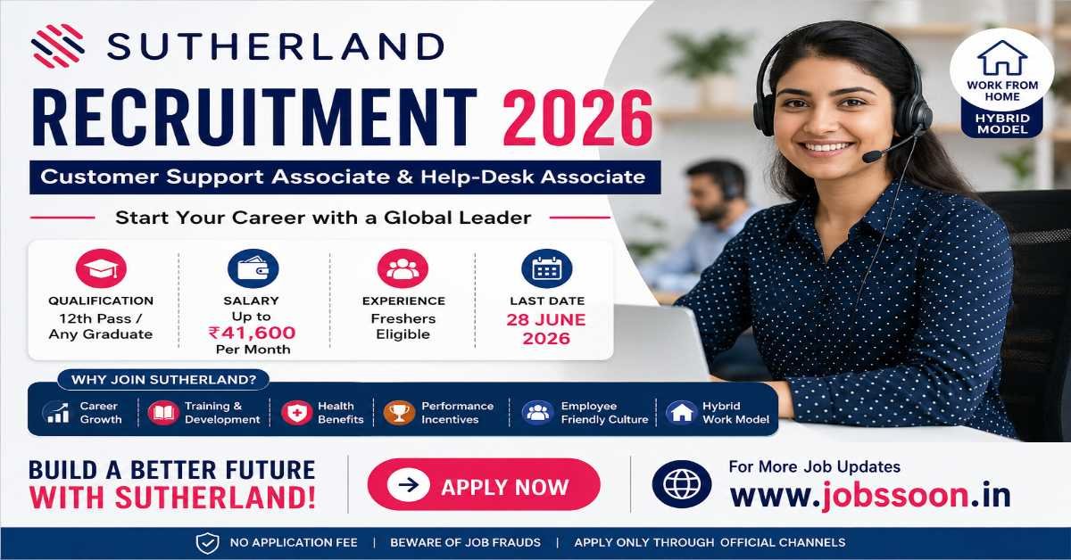 Sutherland Recruitment 2026.